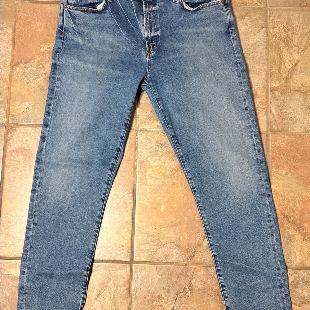 AGOLDE ✨ Skinny Jeans | Size 32 | Frayed Ankle Hem | Trendy Everyday Denim 👖